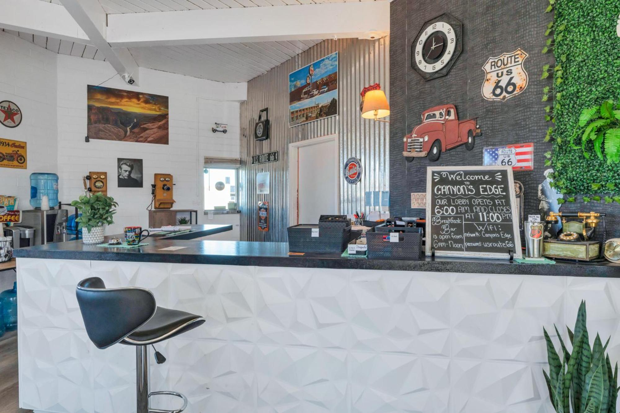 אש פורק Canyon'S Edge Route 66 Motel מראה חיצוני תמונה